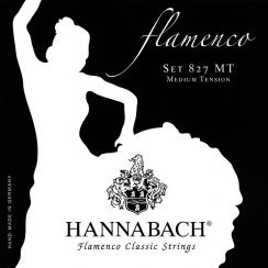Hannabach Flamenco Gitaarsnaren 827 MT Medium Tension - snaren met normale spanning voor de Flamencogitaar