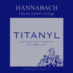 Hannabach Titanyl 950 - MHT Medium High tension snaren voor de klassieke gitaar