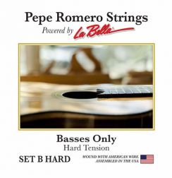 Basset Pepe Romero Hard Tension - Pepe Romero La Bella bassnaren voor de klassieke gitaar D / A / E