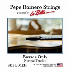 Basset Pepe Romero Normal Medium Tension - Pepe Romero La Bella bassnaren voor de klassieke gitaar D / A / E