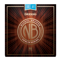 D'Addario NB1047-12 Nickel Bronze snaren voor 12-snarige Akoestische Gitaar (010-47)
