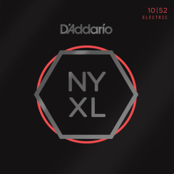 D'Addario NYXL1052 Snaren voor Elektrische Gitaar (10-52) Nickel Wound Light Top / Heavy Bottom