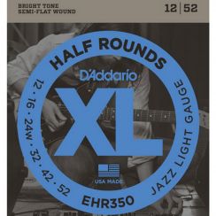 D'Addario EHR350 Half Round Snaren voor de Elektrische Gitaar (12-52)