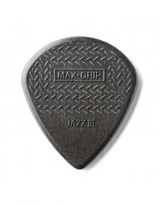 Dunlop Max Grip Carbon Fiber Jazz III Plectrum 6-Pack