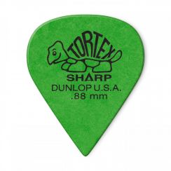 Dunlop Tortex Sharp Plectrum 0.88mm I Per Stuk