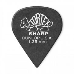 Dunlop Tortex Sharp Plectrum 1.35mm I Per Stuk