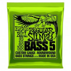 Ernie Ball 2836 Regular Slinky Bass snarenset voor 5-snarige basgitaar (045-130) Longscale