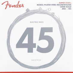 Fender 7250M Snaren voor Elektrische Basgitaar Medium (45-105) Nickel Plated Steel Roundwound Long Scale