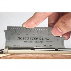  H-SG-G Hosco Step Gauge Guitar - meten snaarhoogte, fret hoogte, kam hoogte
