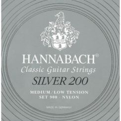 Hannabach 900 MLT Silver 200 - Medium Low Tension klassieke snaren