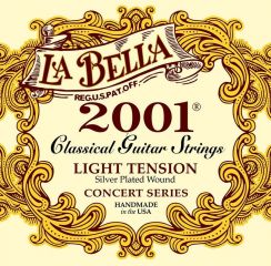 La Bella Flamenco 2001 - Light Tension Black Zwarte Nylon snaren voor flamencogitaar