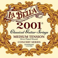 La Bella Classic 2001 Concert Series - Medium Tension snaren voor Klassieke Gitaar