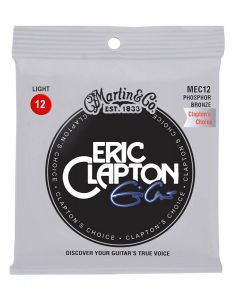 Martin Eric Clapton MEC12 - 012 Light Phosphor Bronze Western Signature Snaren (12-54)