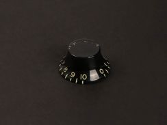 Potmeterknop Boston Bell Knop Goud Verouderd Relic - KG-160I-R (Hatbox) voor Inch Size USA Pots