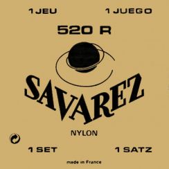 Savarez 520R Hard Tension Klassieke gitaarsnaren Rouge - Rectifying nylon trebles
