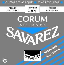 Savarez Corum Alliance 500 AJ High Tension snaren voor Klassieke Gitaar & Flamencogitaar