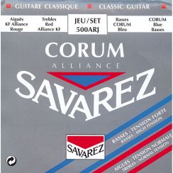 Savarez Corum Alliance 500 ARJ - Mixed Tension snaren voor Klassieke gitaar met Carbon Trebles