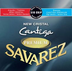 Savarez Premium New Cristal Cantiga - 510 CRJP Mixed High Tension bassen en Normal Tension trebles