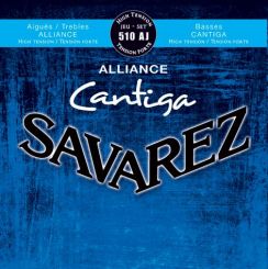 Savarez Alliance Cantiga 510AJ - High Tension klassieke gitaarsnaren met carbon trebles