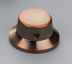 Schaller Strat knobs Vintage Copper- Volumeknoppen voor de Strat style (set van 3 stuks) VIntage Koper