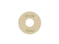 Toggle schakelaarplaat ivoor met goud LP-style I Boston EP-508-I
